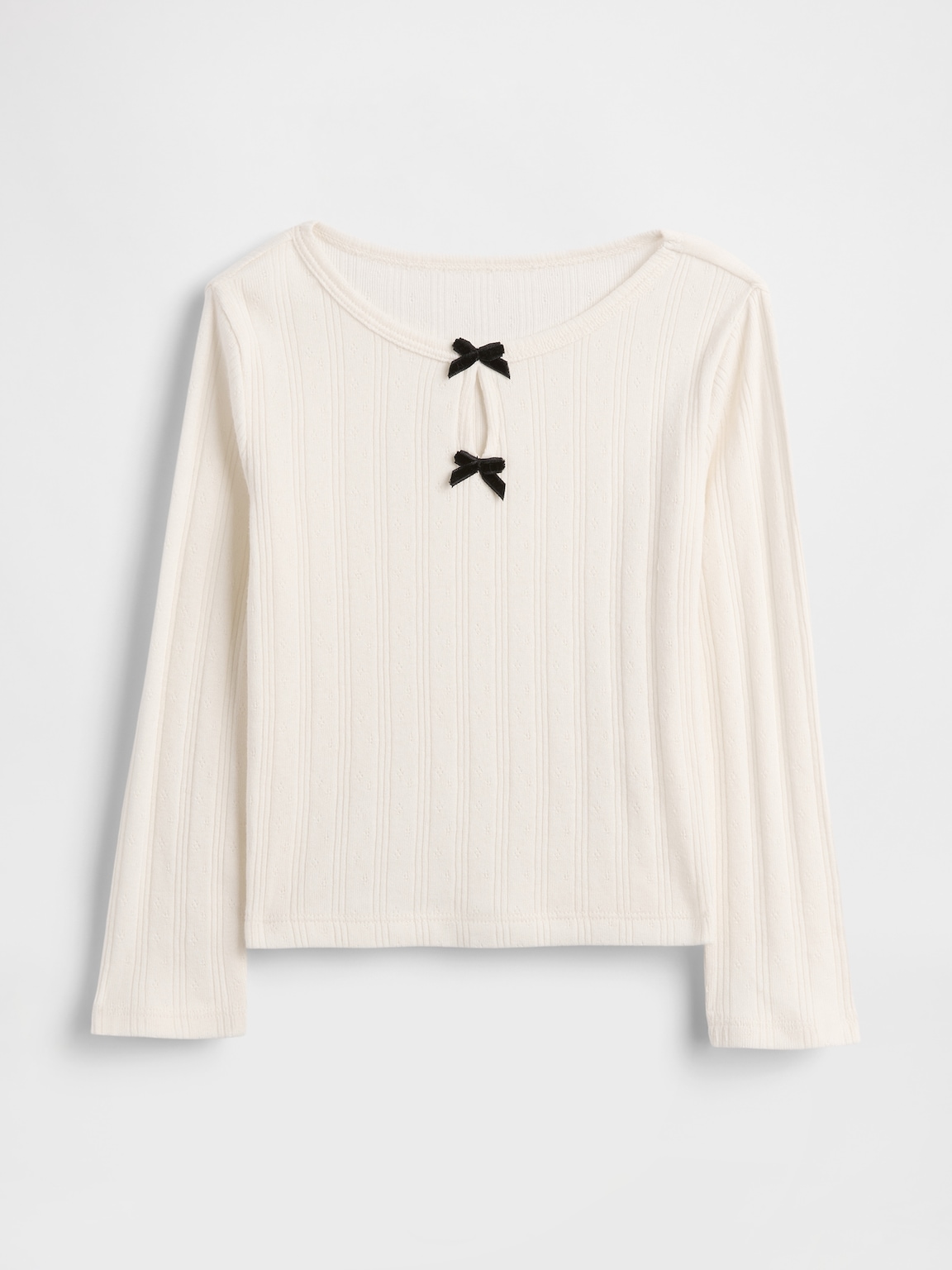Baby & Toddler Pointelle Bow Top