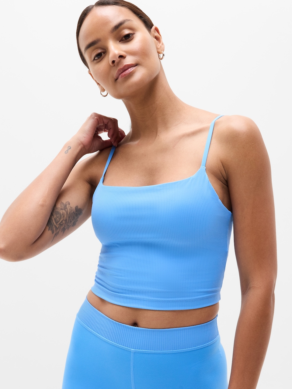 V-Neck Hardware One-Piece Swimsuit
