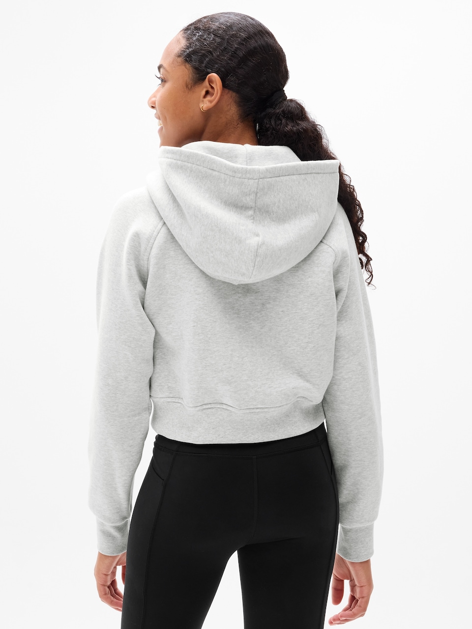 Athleta Girl All Day Half Zip Hoodie