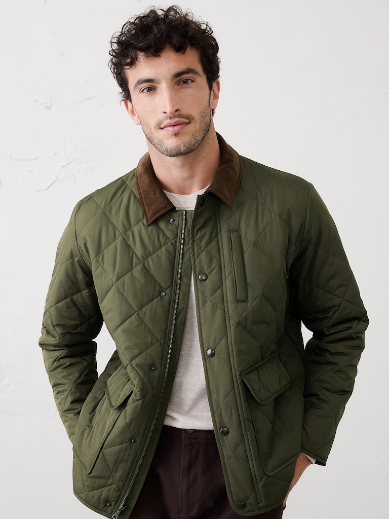 Diamond Quilted Jacket