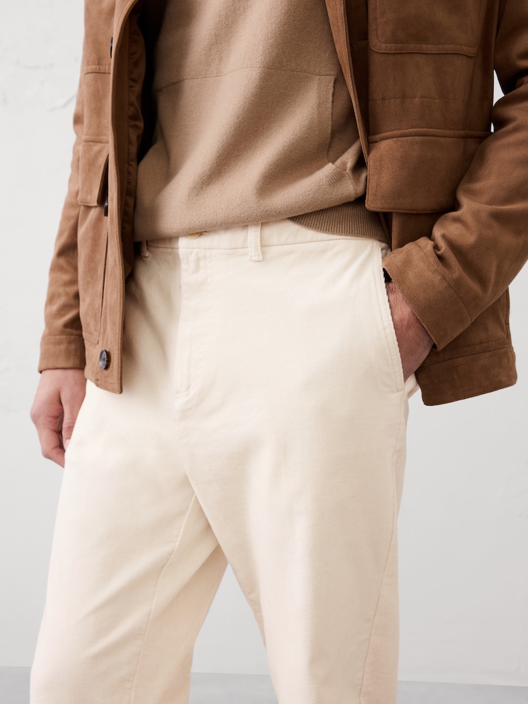 Straight-Fit Travel Corduroy Pant