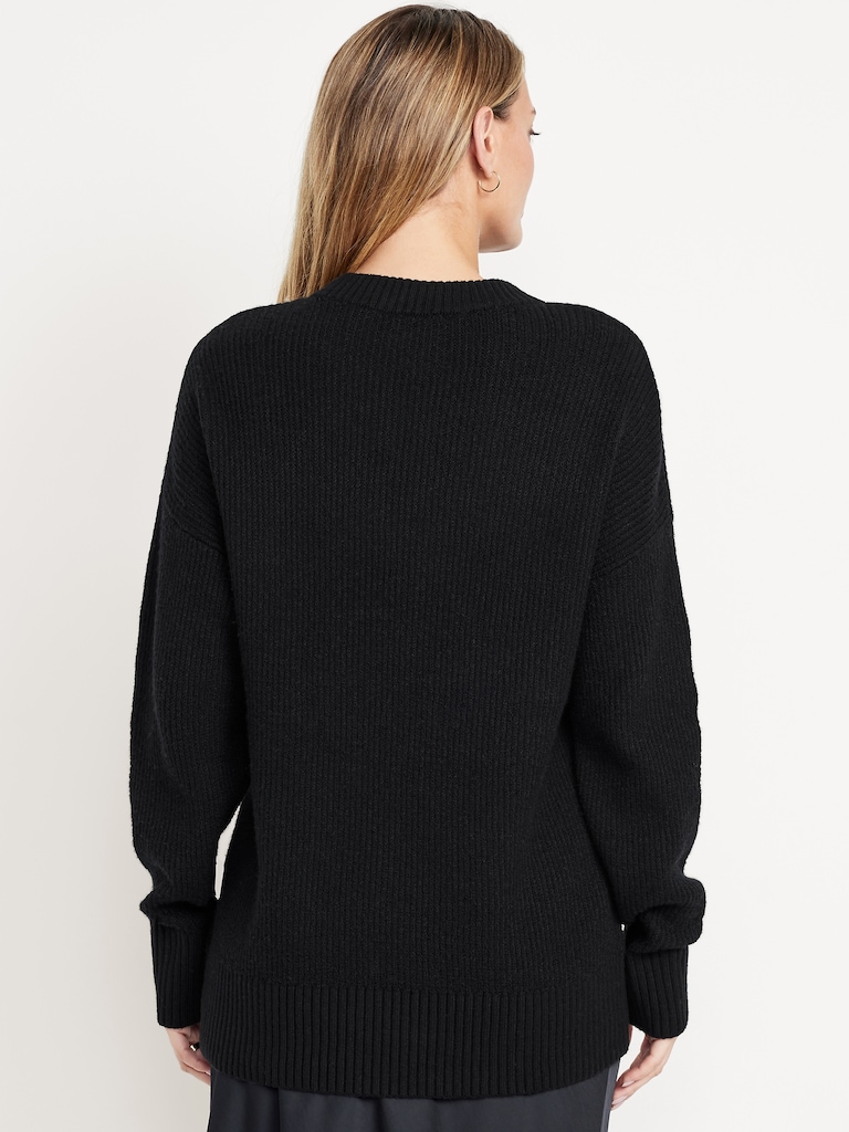 SoSoft Crew-Neck Tunic Sweater