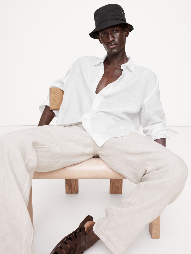 Relaxed-Fit Linen Shirt