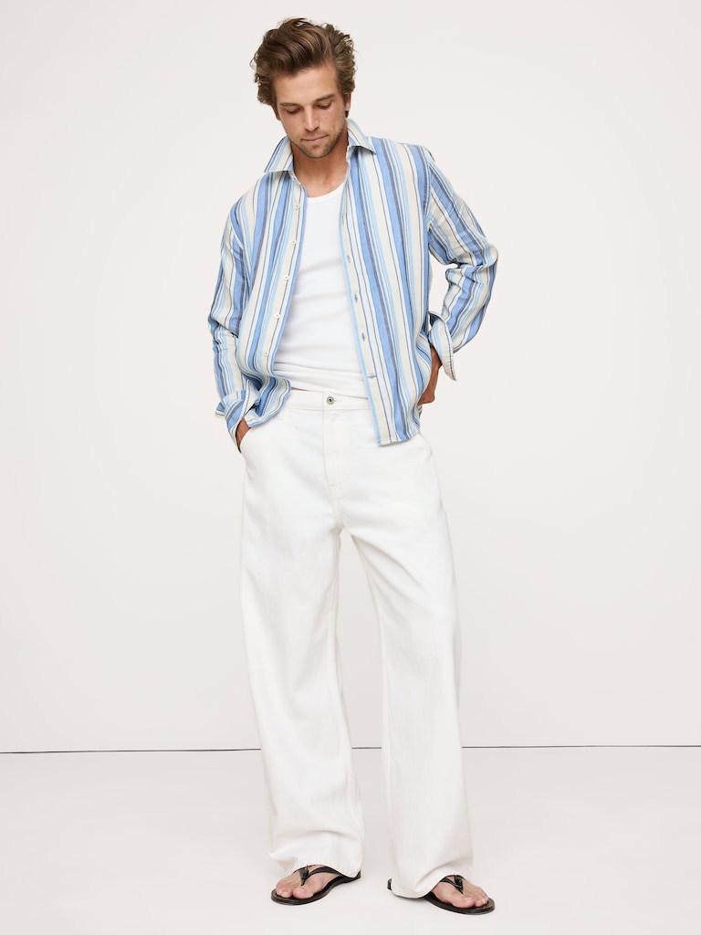 Standard-Fit Linen Shirt