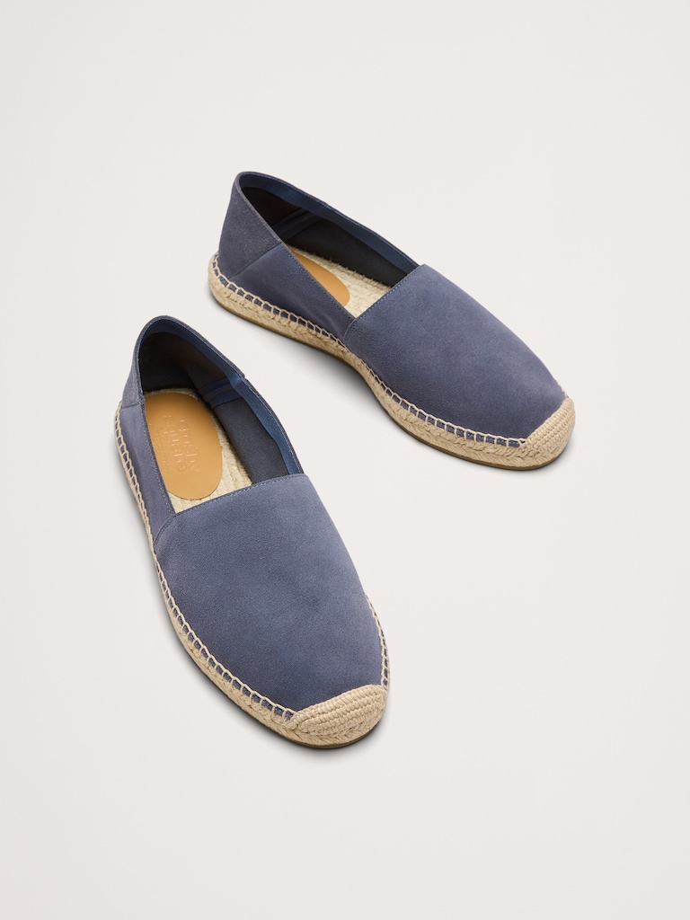 Suede Espadrille Shoe