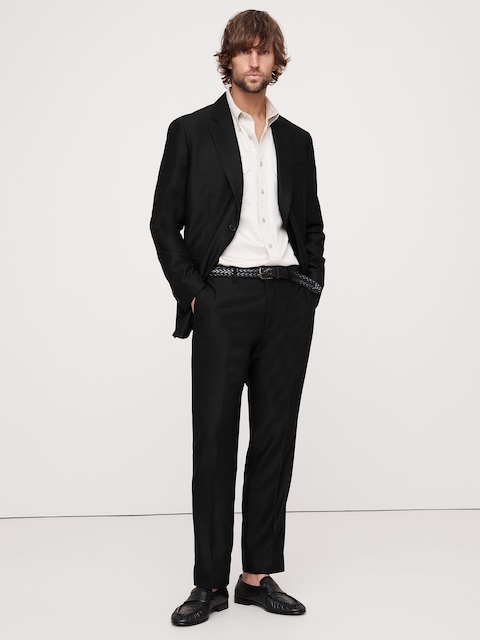 princess polly baby blue dress Black Shirt White Pant Outfit Ideas For Men main image 1