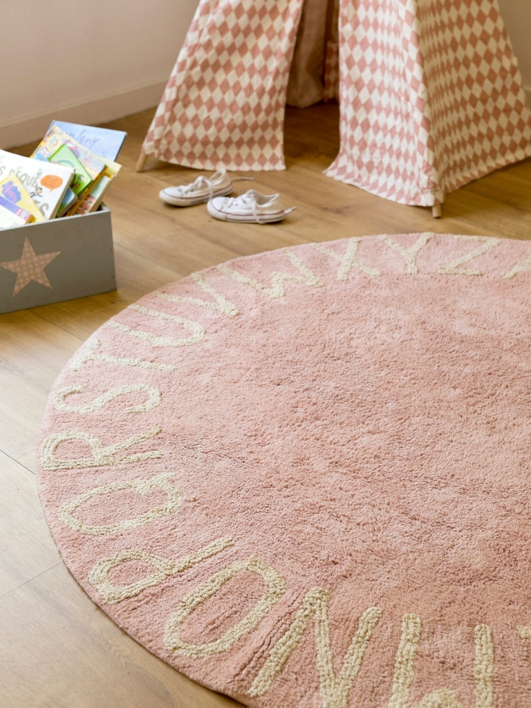 Lorena Canals Washable Rug ABC Natural Vintage Nude