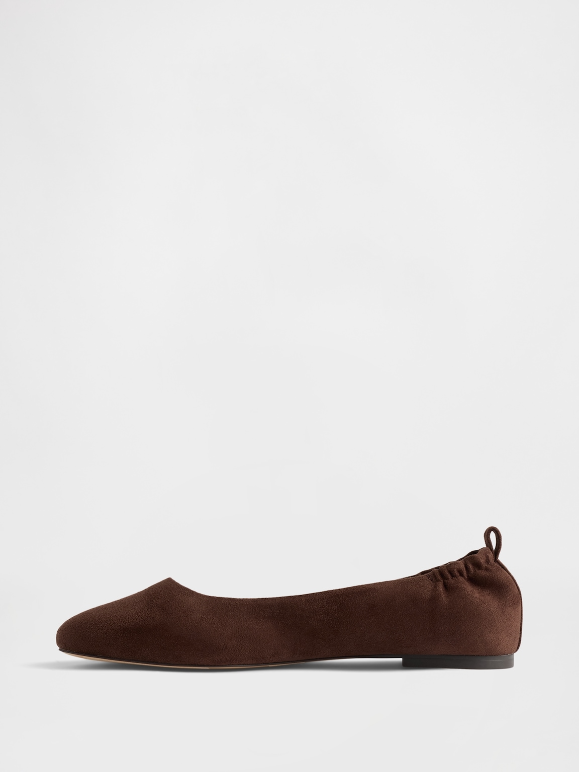Vegan Suede Ballet Flats