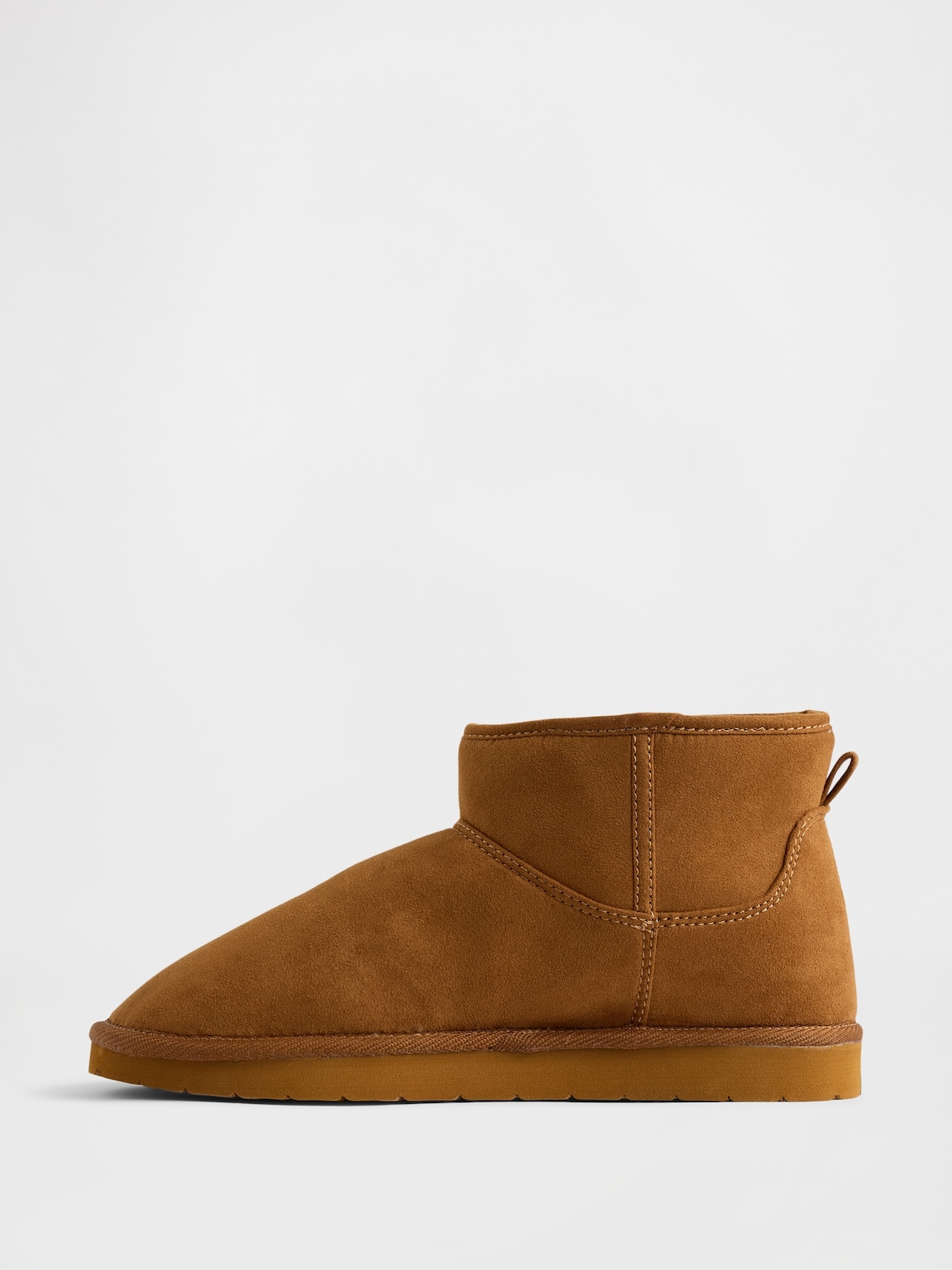 Kids Vegan Suede Sherpa-Lined Boots