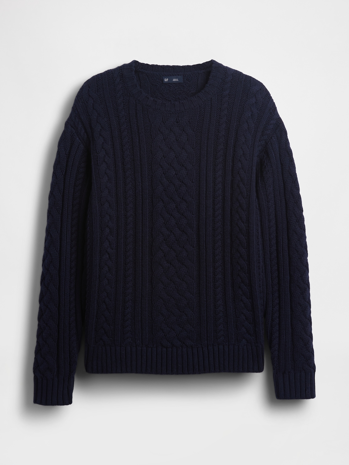 Relaxed Cable-Knit Sweater