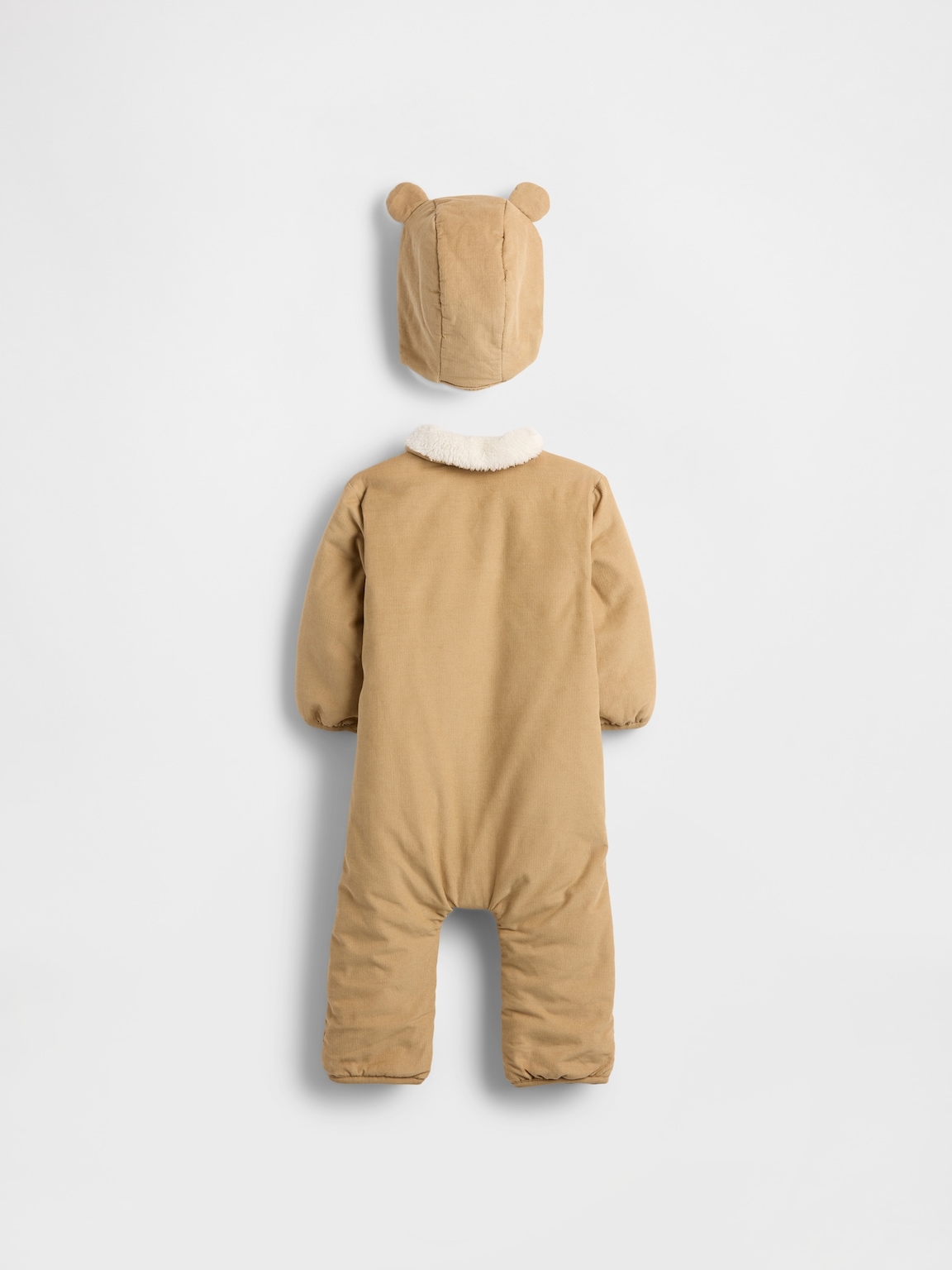Baby Corduroy & Sherpa One-Piece Outfit Set