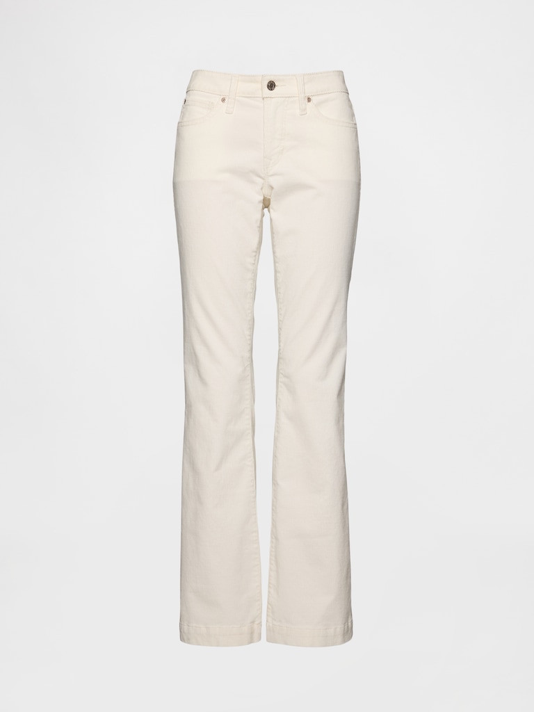 Low Rise Corduroy Long & Lean Pants