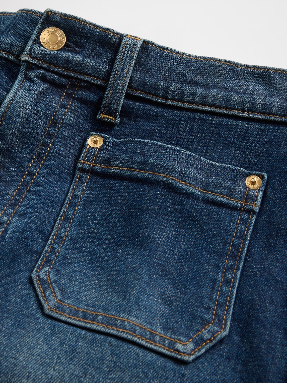 High Rise Stride Wide-Leg Jeans