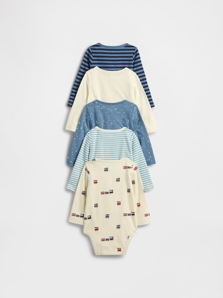 Baby First Favorites Organic Cotton Bodysuit (5-Pack)