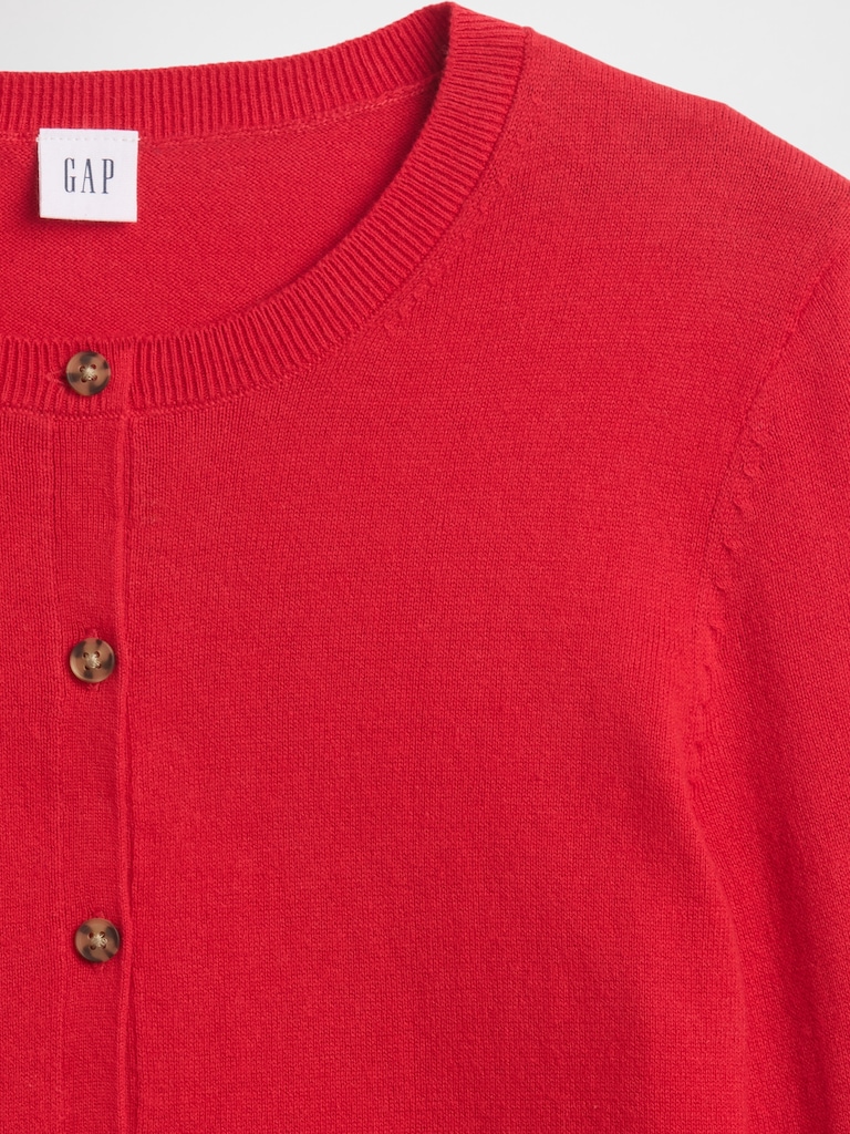 Crewneck Cardigan