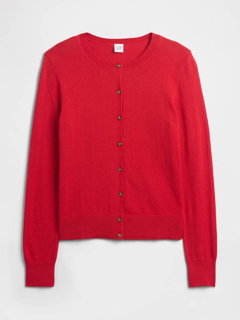 Crewneck Cardigan
