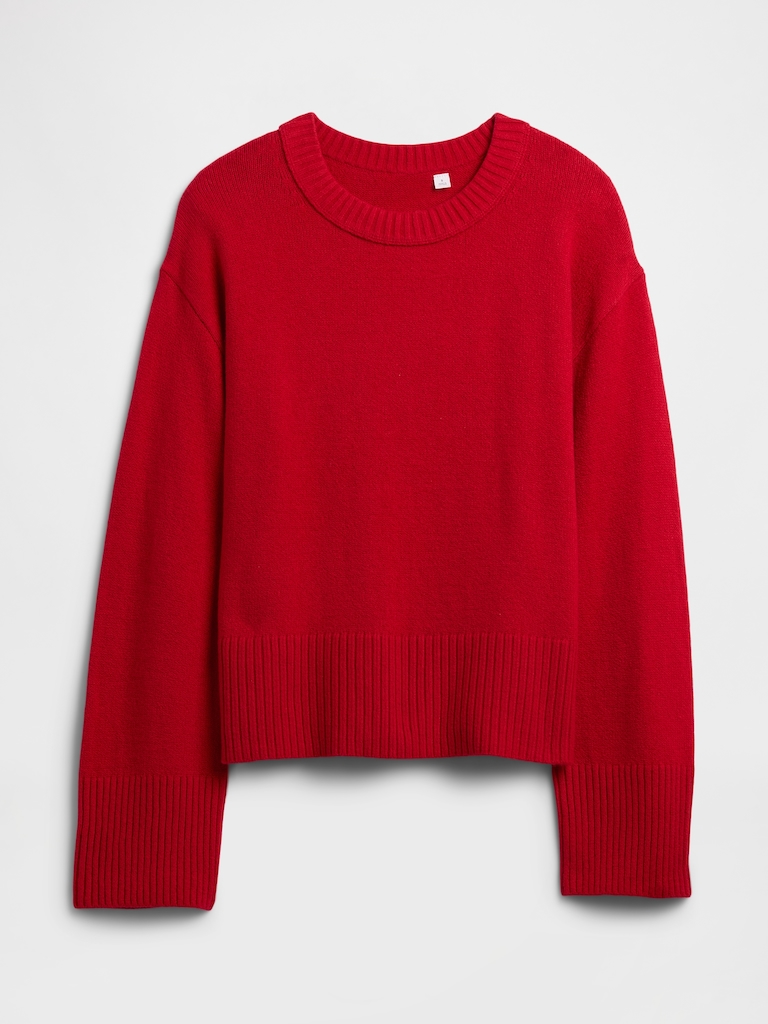 CashSoft Relaxed Crewneck Sweater