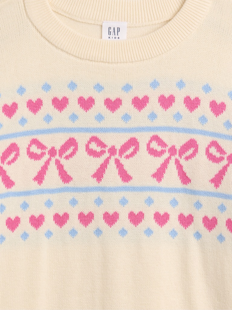 Kids Relaxed Intarsia Sweater