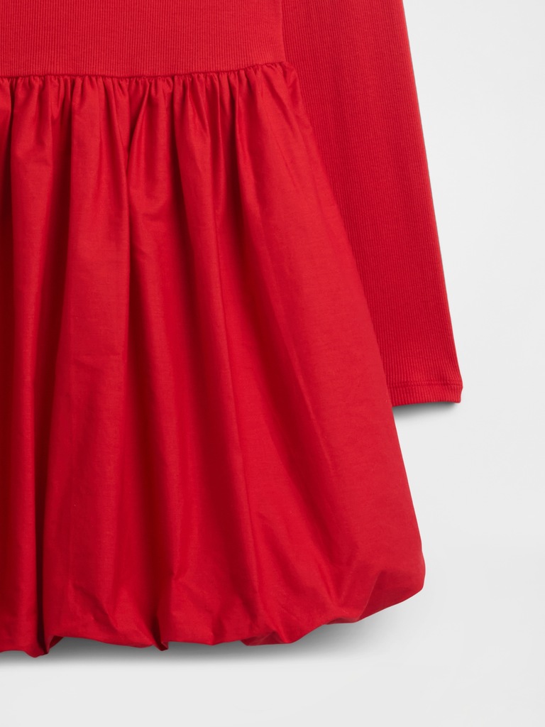 Kids Puff Sleeve Bubble Dress