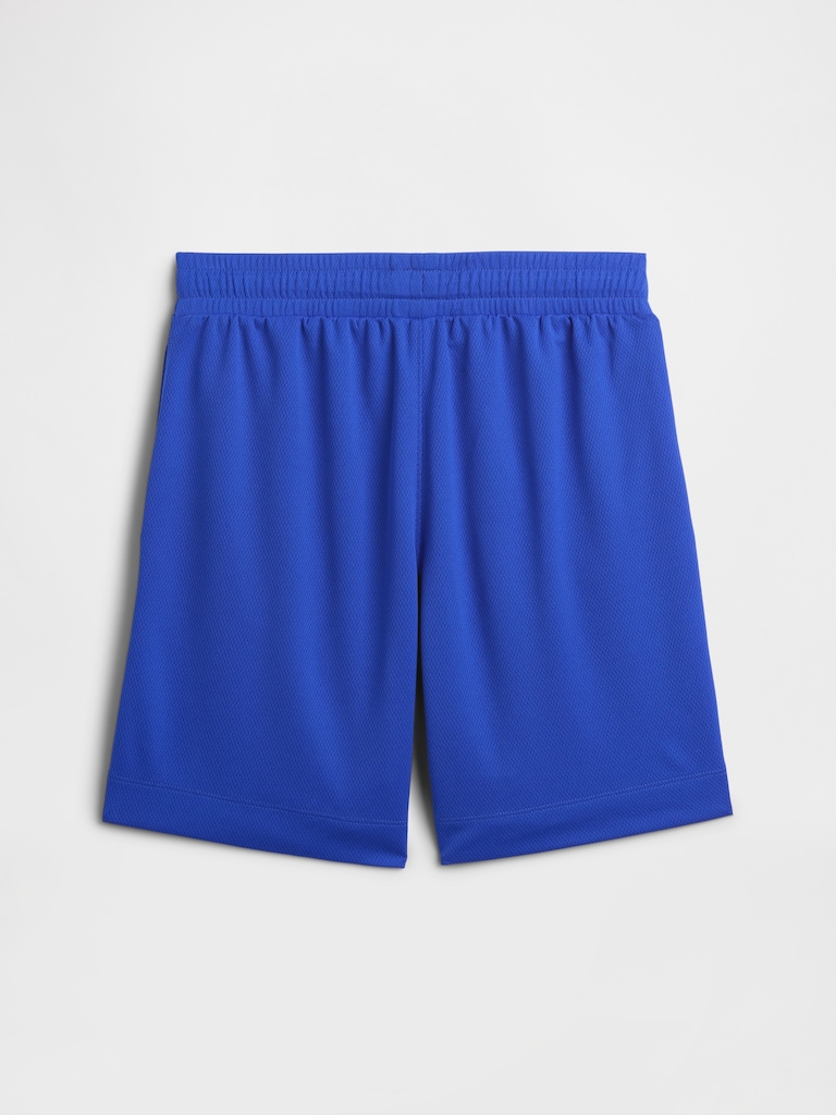 Kids 100% Recycled Pull-On Mesh Shorts