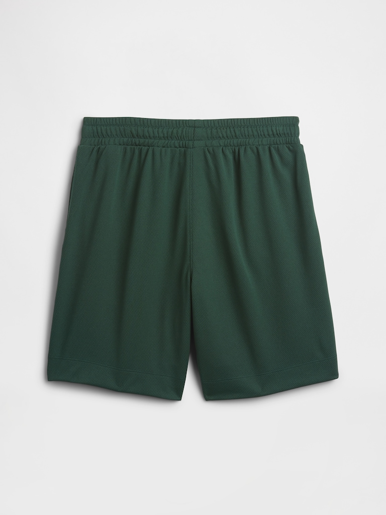 Kids 100% Recycled Pull-On Mesh Shorts