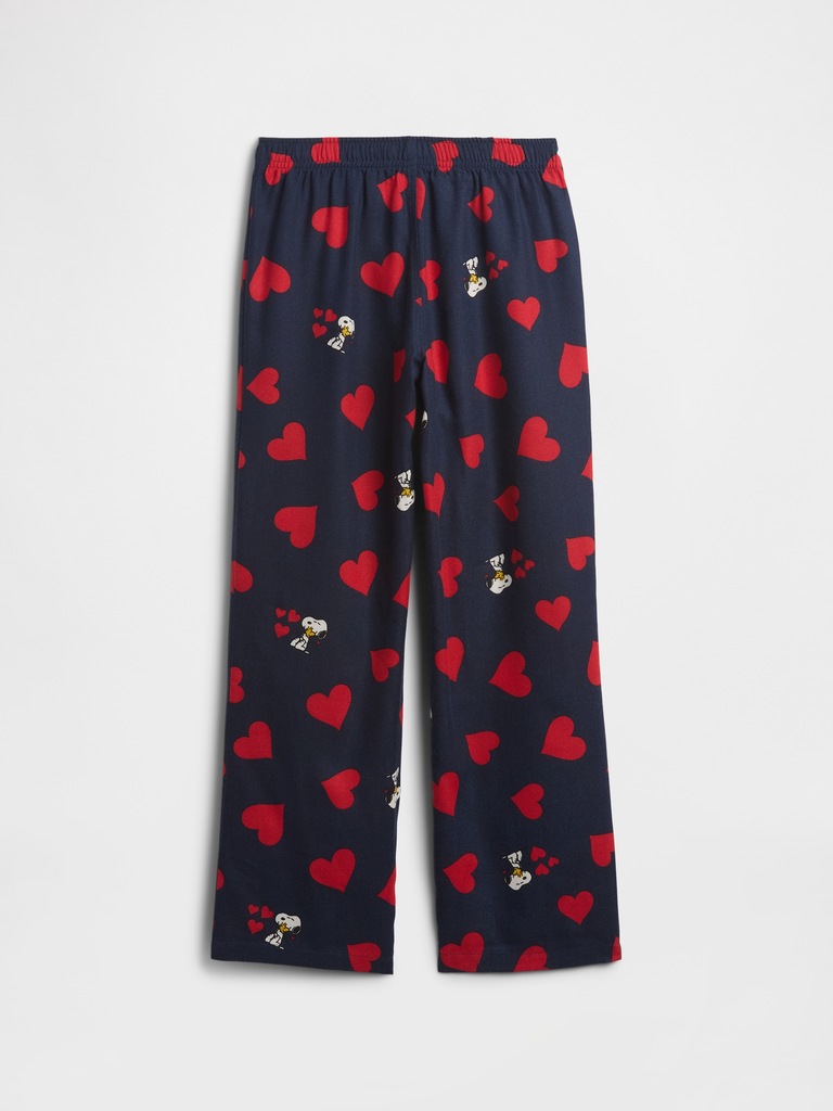 GapKidsPeanuts 100% Recycled Flannel PJ Pants