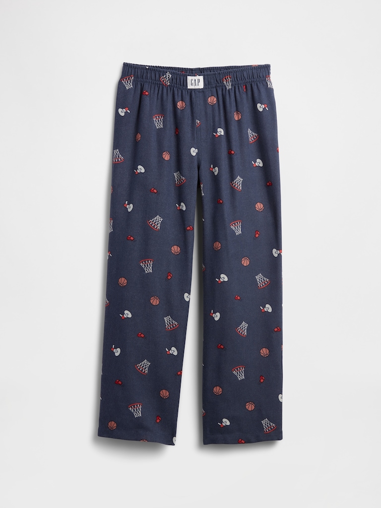 Kids 100% Recycled Flannel PJ Pants