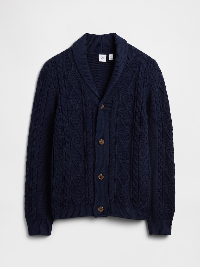 Kids Cable-Knit Cardigan