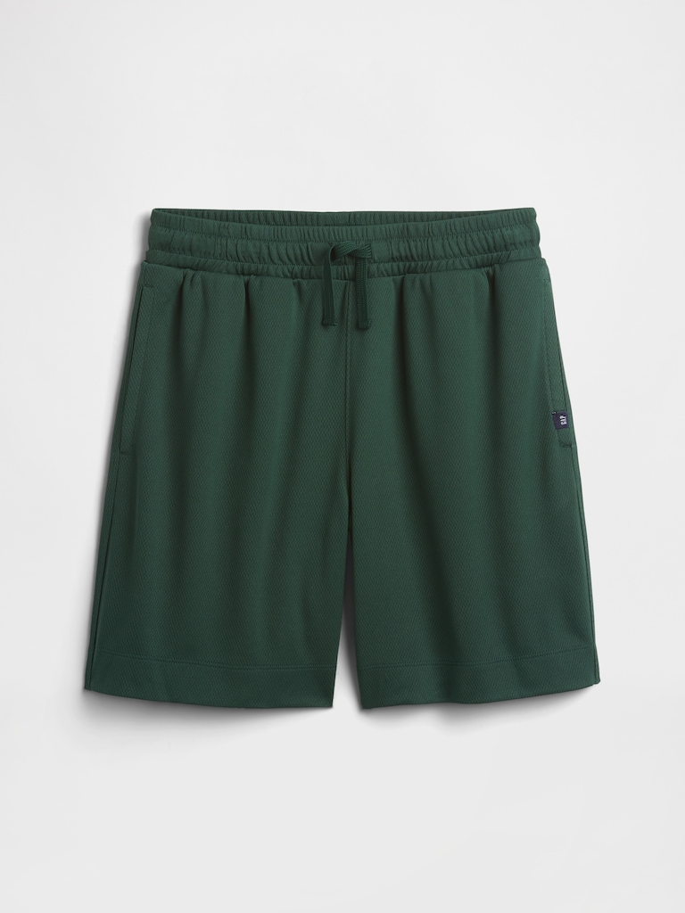 Kids 100% Recycled Pull-On Mesh Shorts