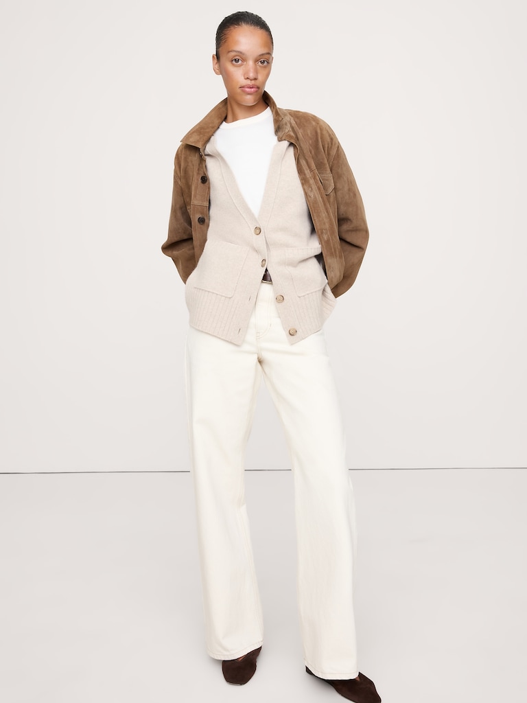 Boyfriend Cashmere Cardigan