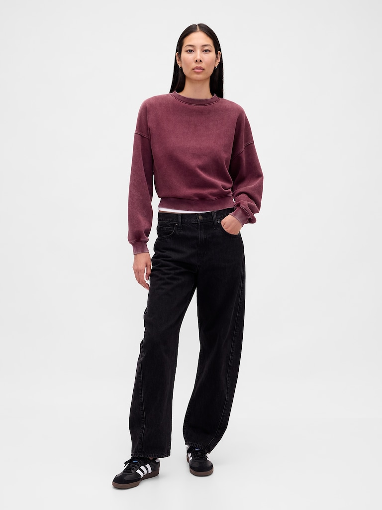 VintageSoft Wedge Crewneck Sweatshirt