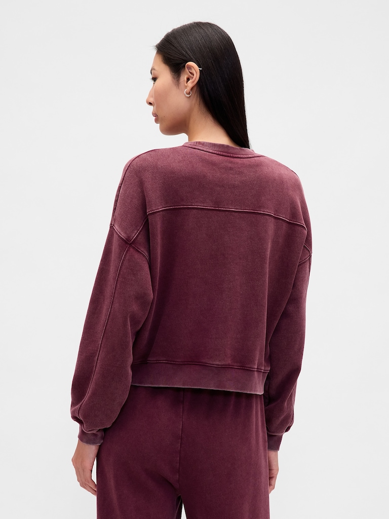 VintageSoft Wedge Crewneck Sweatshirt
