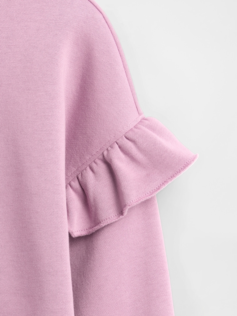 Kids VintageSoft Ruffle Sweatshirt