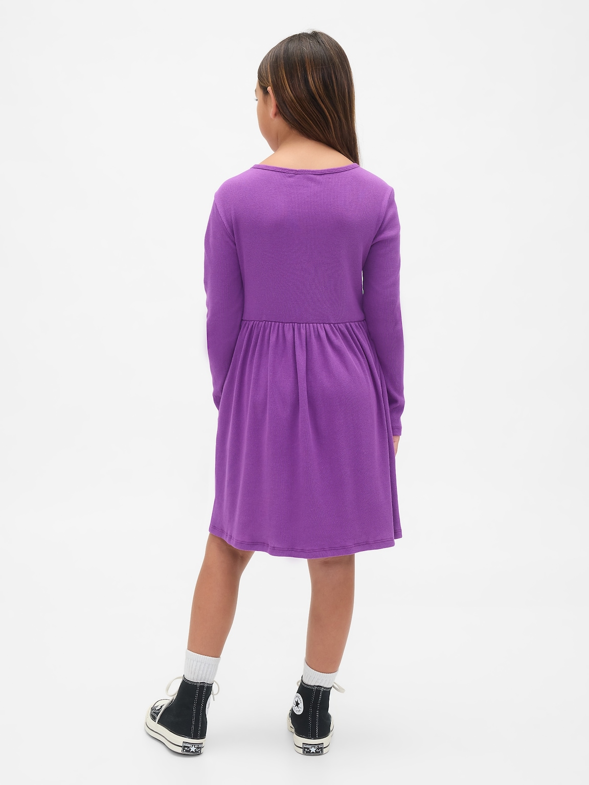 Kids Square-Neck Dress