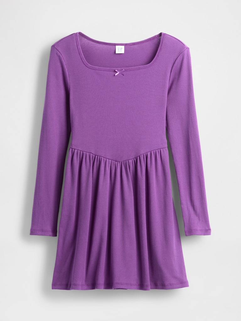 Kids Square-Neck Dress