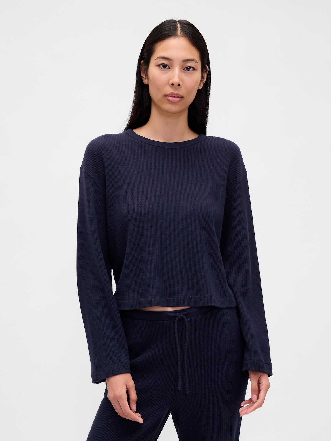 Waffle Crop PJ Top