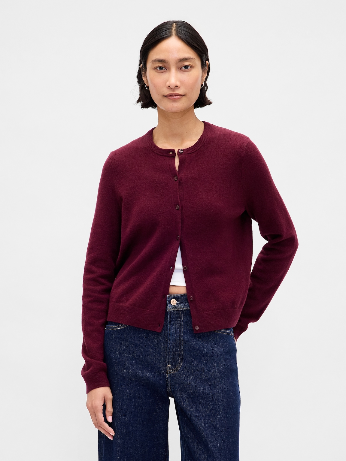 CashSoft Crop Cardigan