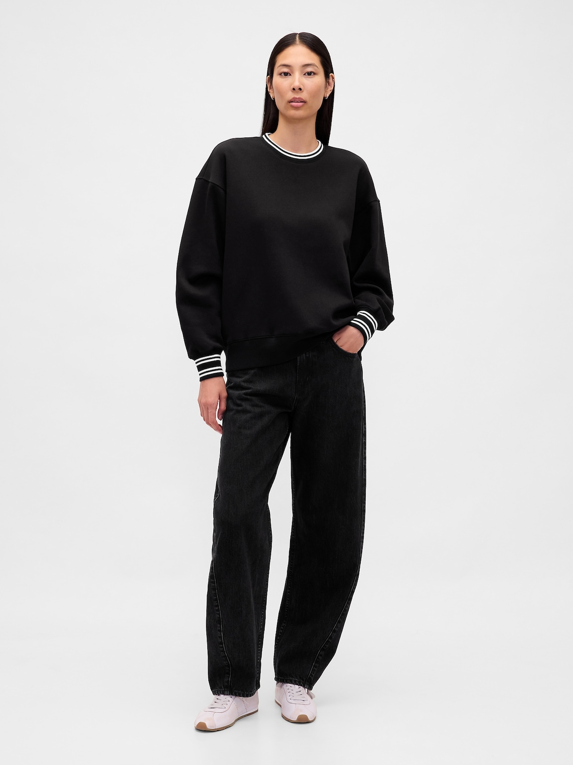 VintageSoft Oversized Tunic Sweatshirt