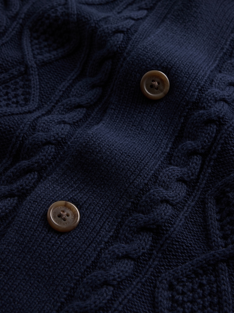 Kids Cable-Knit Cardigan