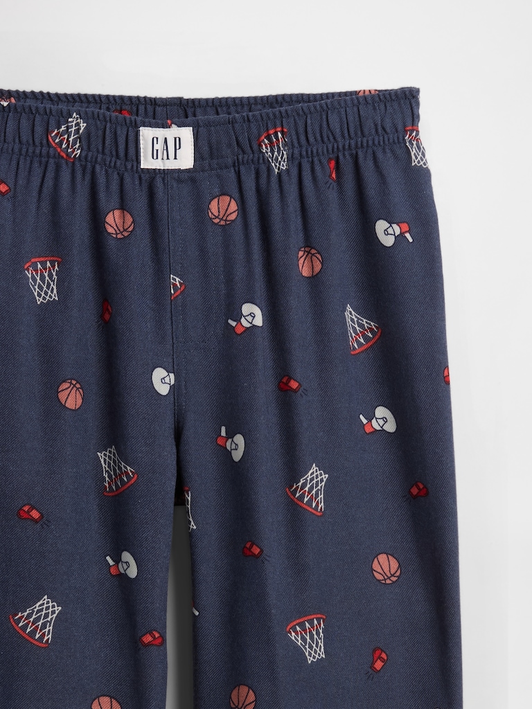 Kids 100% Recycled Flannel PJ Pants