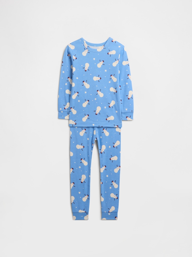 Kids & babyGap 100% Organic Cotton Holiday PJ Set