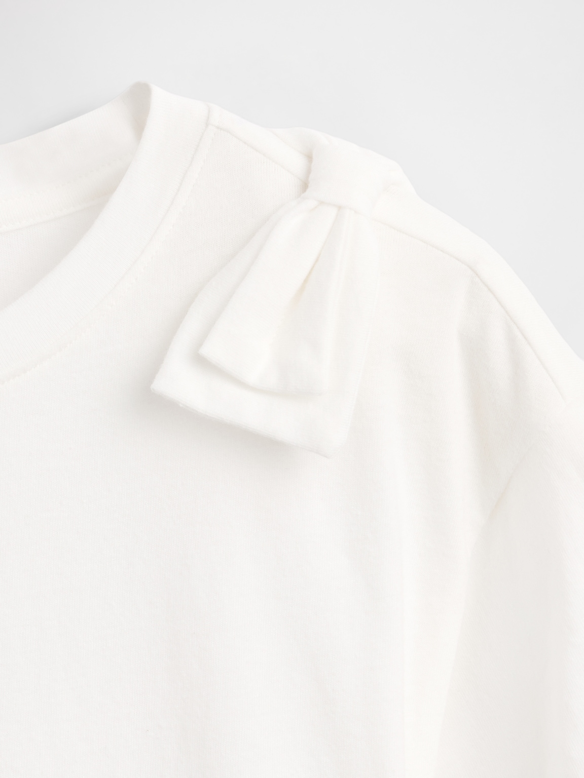 Kids Bow Peplum T-Shirt