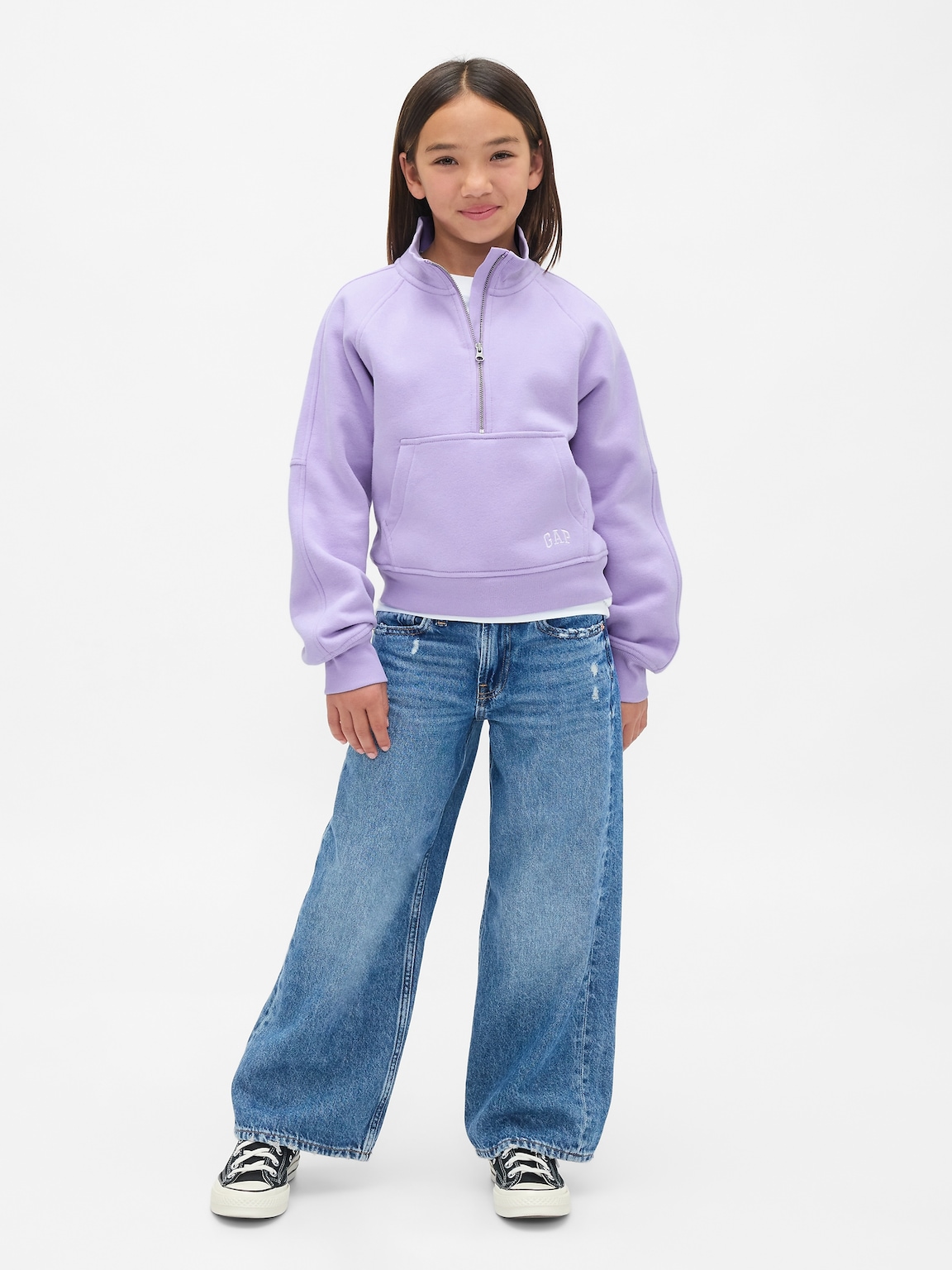 Kids VintageSoft Half-Zip Pullover