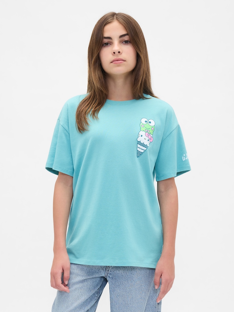 Kids Oversized Graphic T-Shirt