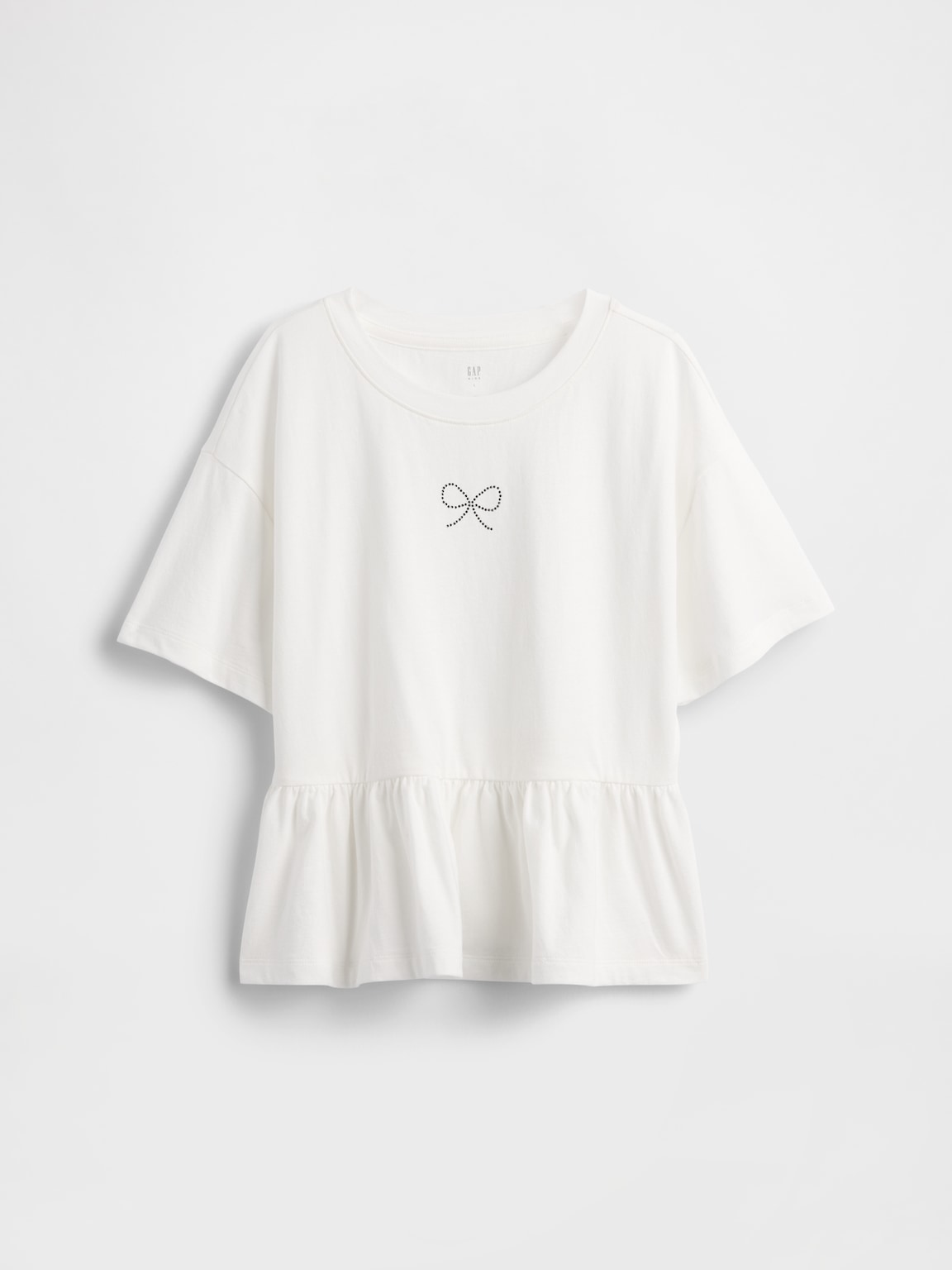 Kids Graphic Peplum T-Shirt