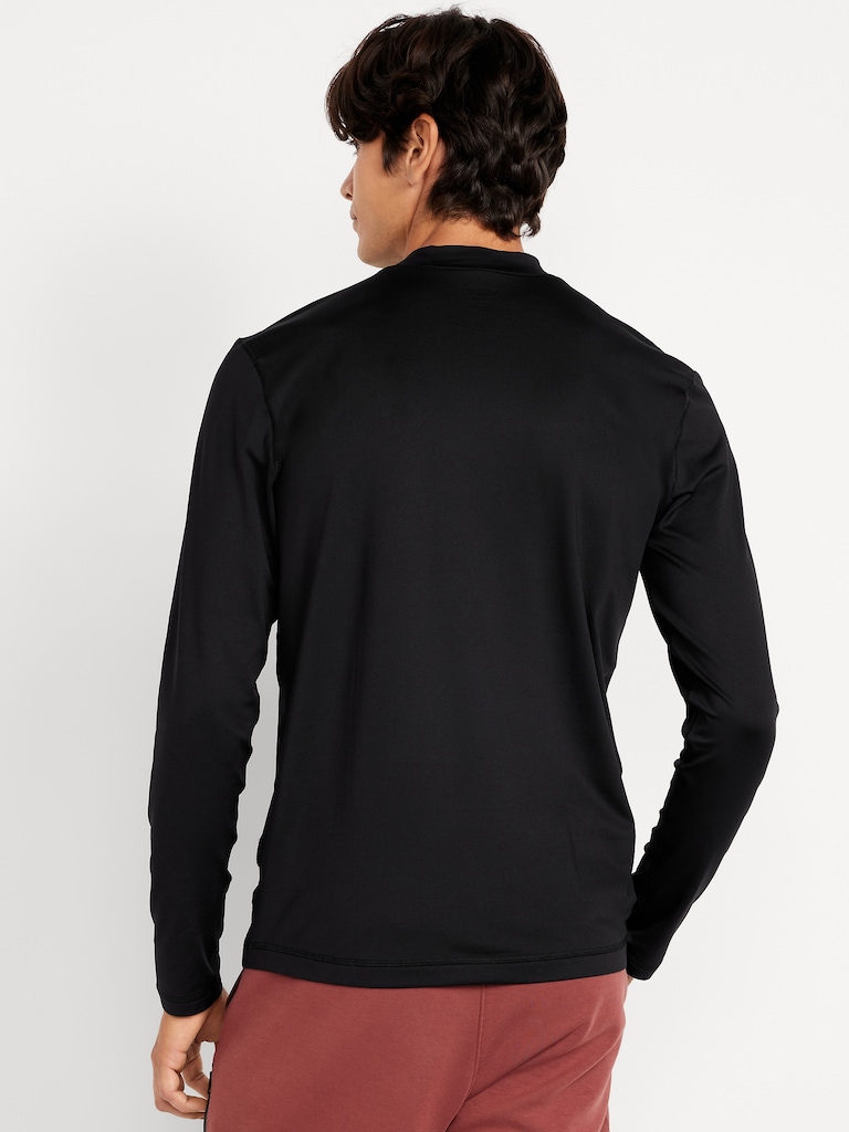Mock-Neck Long-Sleeve Baselayer Top