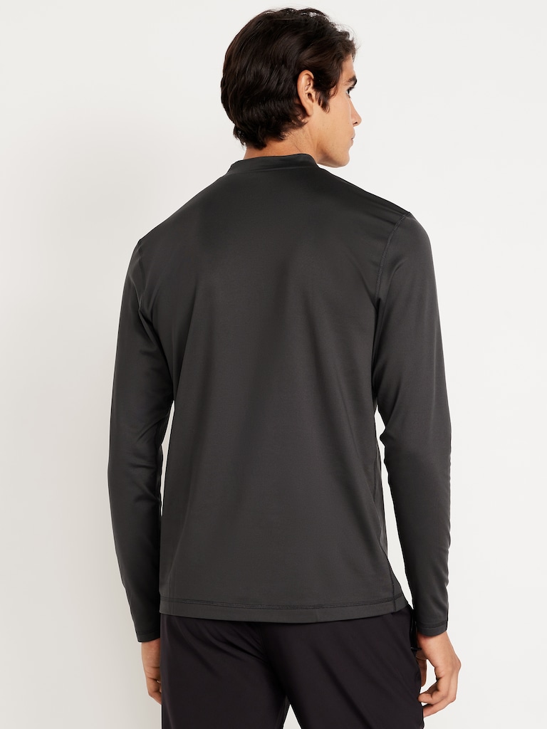 Mock-Neck Long-Sleeve Baselayer Top