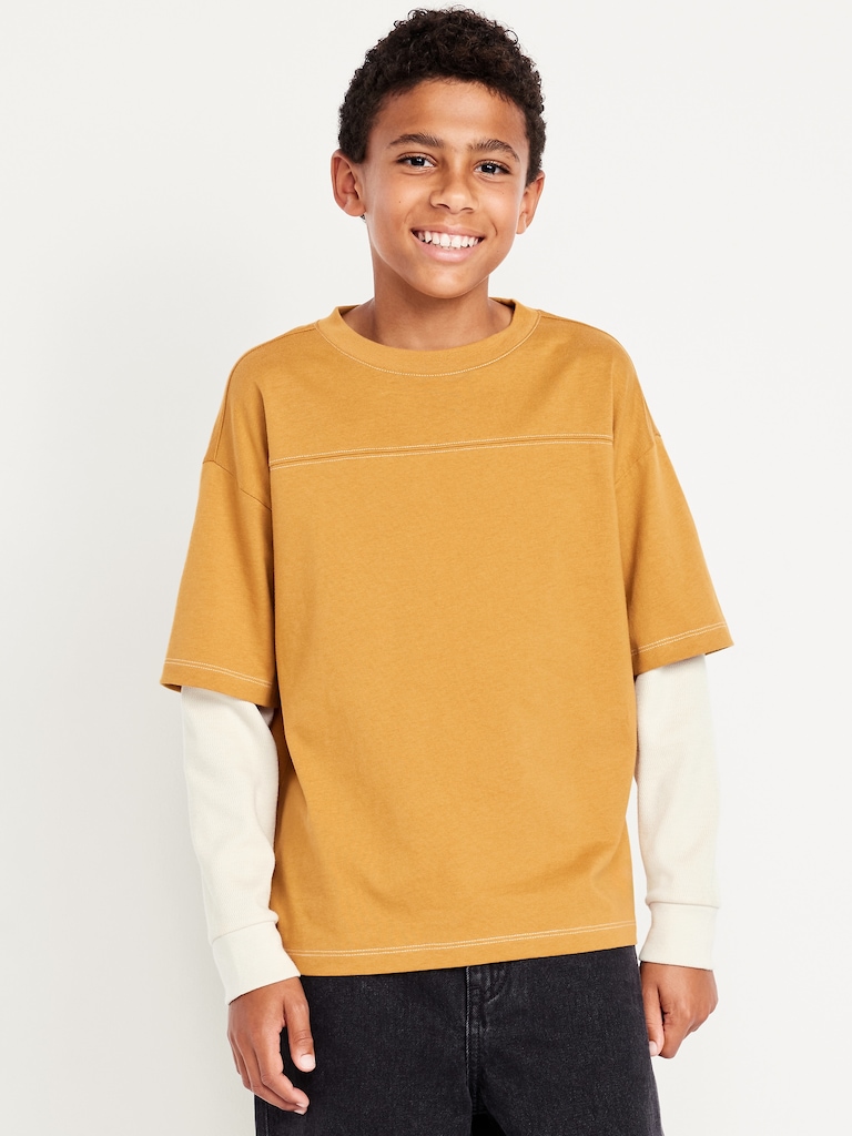 2-In-1 Oversized T-Shirt for Boys