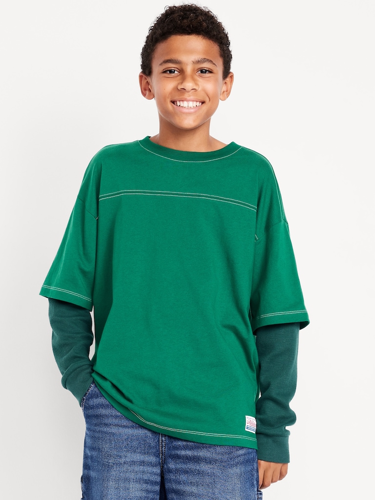 2-In-1 Oversized T-Shirt for Boys