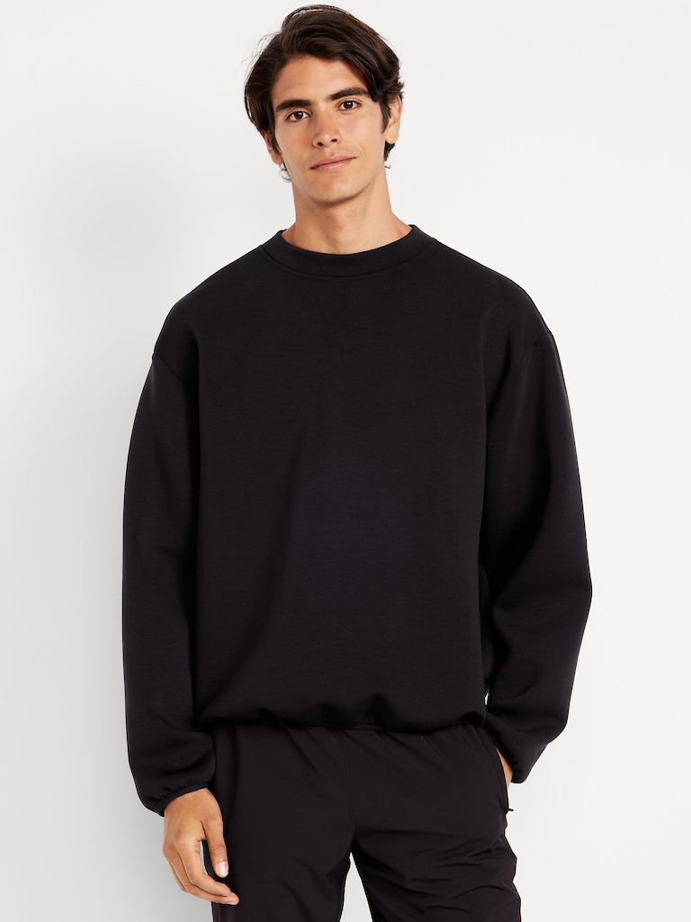 Oversized Bounce Fleece Cinched Sweatshirt